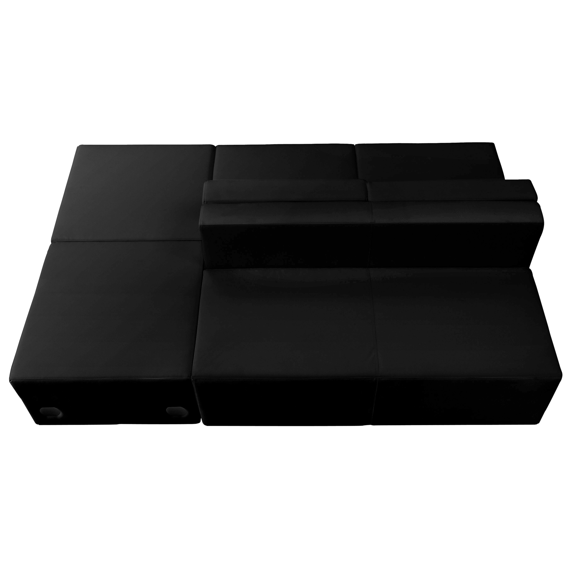 Flash Furniture, 4 PC Black LeatherSoft Reception Configuration, Included (qty.) 4 Model# ZB803880SBK
